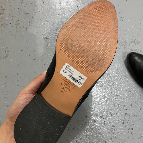 LIKE NEW Schutz Pearl Embellished Mule Black - Picture 7 of 7